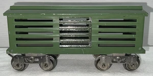 LIONEL PREWAR STANDARD GAUGE 113 CATTLE CAR - RESTORED - Picture 1 of 7