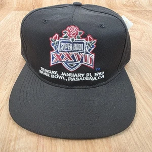 Vintage Dallas Cowboys Hat Cap Snap Back NFL Football Super Bowl XXVII Pasadena - Picture 1 of 12