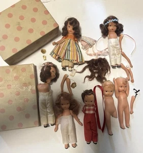 1940s Nancy Ann Storybook Bisque Dolls Lot For Parts And Repair - Picture 1 of 5