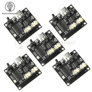 5x DC5V 3W Type C Bluetooth Audio Amplifier Board Adjustable Tuning Support TF - Picture 1 of 20