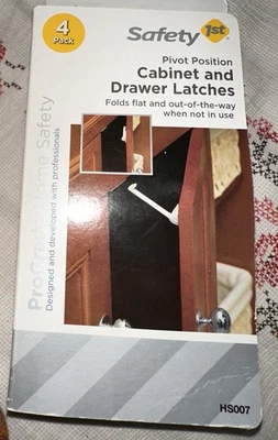 Cabinet & Drawer Latches Safety 1st (4 Pack) Pivot Position ProGrade HS007 - Image 1 of 4