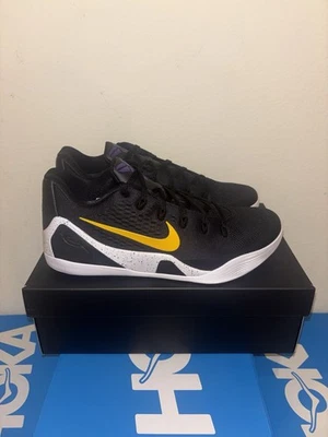 Size 11 Nike Kobe 9 EM Protro TB Lakers Away Black Yellow Purple (IH1401-002) - image 1 of 4