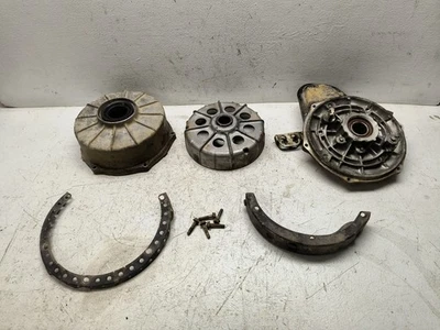 Honda TRX250 1986 Fourtrax 250 OEM conjunto de freno trasero placa de tambor juego de protector de buje Foto 1 de 4