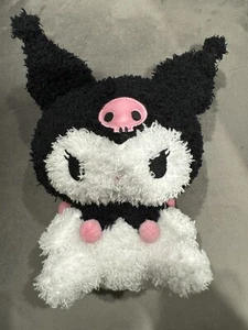 Sanrio Black Happy Series Kuromi 8.6" Fabric Plush New with Tag Round 1 - Picture 1 of 1