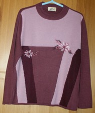 Pull/tunique Rayé Afibel Marine Blanc Doré - Taille 52 - Occasion Excellent état