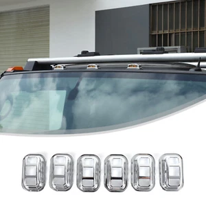 Car Exterior Roof Light Cover ABS Chrome Lamp Styling Trim For Hummer H2 2003-09 - Picture 1 of 12