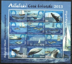 Aitutaki Stamp 612 - Whales & Dolphins - Picture 1 of 1