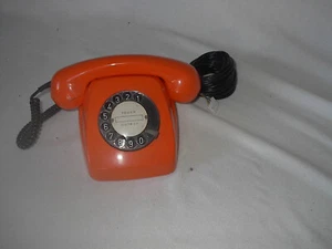 Tischtelefon FeTAp 611, orange mit langer Anschlußschnur - Photo 1/3