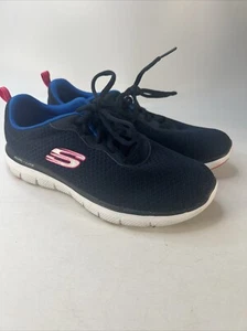Skechers Womens Lite weight memory foam dark blue sneakers size 9.5 - Picture 1 of 8