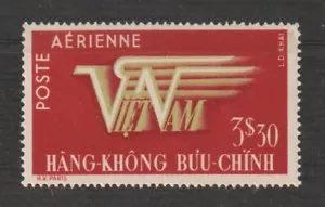 Estampillas postales aéreas de Vietnam del Sur 1953 Scott # C1 montadas sin montar o nunca montadas - Imagen 1 de 1