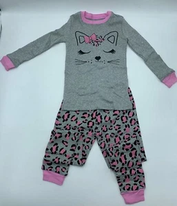 Girls Pajamas 100% Cotton Long Sleeve Pjs Toddler Clothes Kids Sleepwear Shirts - Picture 1 of 6