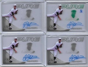 2014 Leaf Trinity Draft PURE Glass Jake Stinnett Green Auto 8/10 RC Cubs - Picture 1 of 1