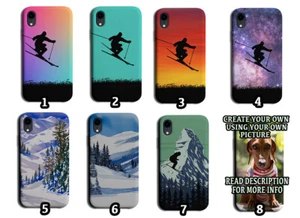 Funda para teléfono de esquí cubierta esquís esquí esquiador descenso pendientes descenso colina - Imagen 1 de 1