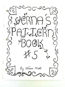 Vernas Pattern Book #5 Verna Holt Quilting Applique Embroidery Sunbonnet Pattern - Picture 1 of 12