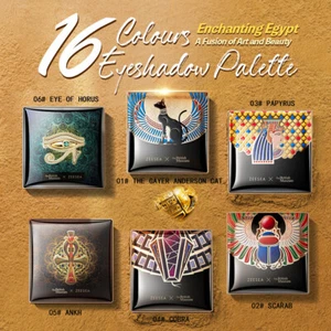 ZEESEA X British Museum Egypt Collection Eyeshadow Palette 16 Colors 6 Styles - Picture 1 of 14