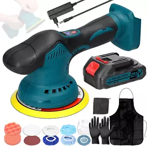Lucidatrice a Tampone per Auto, Batteria Al Litio Da 21V 1500Mah - Foto 1 di 9