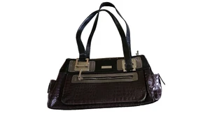 Joanel Handbag 3 Compartment with 2 Side Pockets & Compartments Front & Back - Picture 1 of 5