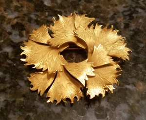 WOMEN'S GIOVANNI GOLD TONE BROOCH/PIN - Imagen 1 de 2