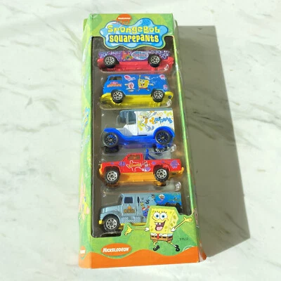 Spongebob Squarepants Matchbox (5 Car Set) - New 2002 - Image 1 of 4