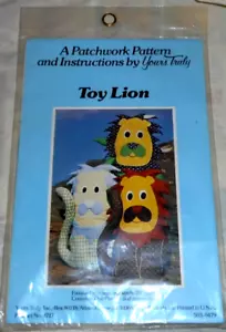 craft sewing pattern Toy Lion stuffed animal pattern 20" uncut - Picture 1 of 3