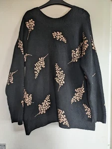 Stylish Oasis Black & Gold Warm Jumper - Bild 1 von 8