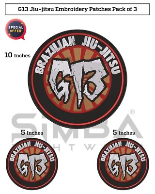 Roberto Godoi Bjj Embroidery Patches BJJ Martial Arts Patches G13 Bjj Gi Patches - Image 1 of 4