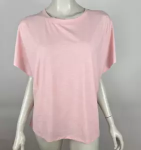 Calia Relaxed Dolman Tee Women M NWT Stretch Short Sleeve Round Neck Shirt Rose - Picture 1 of 10