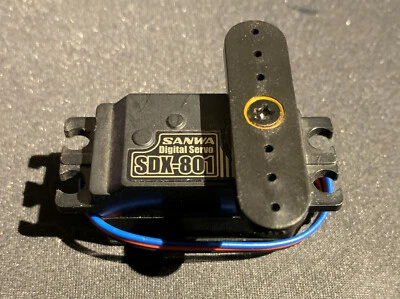 SANWA SDX-801 Digital Low profile servo - Bild 1 von 2