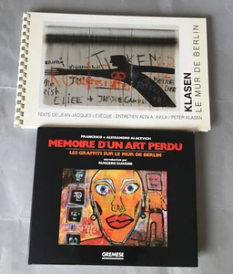 [STREET ART - GRAFFITI]. KLASEN - ALACEVICH. LE MUR DE BERLIN . 2 Livres. - Imagen 1 de 9