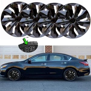 16" Set of 4 Hub Caps Wheel Covers Hubcaps fit R16 For Nissan Altima 2002-2023 - Picture 1 of 11