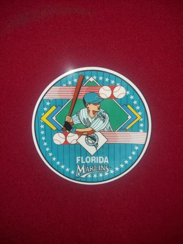 Rare Vintage Florida Marlins 1993 Mini Plate Collectible Sports Impressions 4" Cover