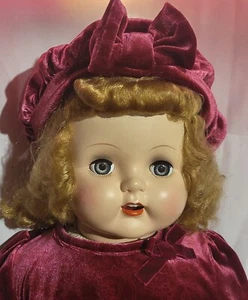 Vintage Mid 1940's Eugene Quality Doll 25" W/ Accessories & Appraisal T2820S #28 - Picture 1 of 23