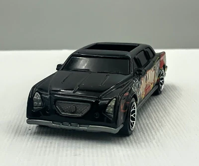 Vintage Matchbox Around the World Hollywood Limousine Black Die Cast - Image 1 of 4