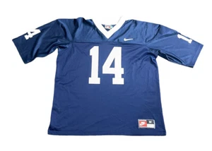 Vintage Nike Team Sport Penn State Größe Medium Fußball Trikot #14 Made in USA - Bild 1 von 6