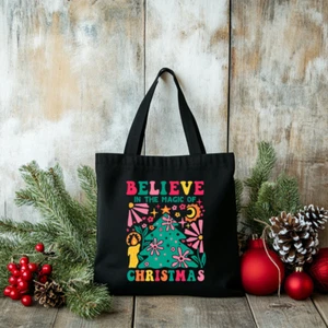 HOPE TREE Cotton Canvas Tote Bag for Women, 15W x 16H inch, Natural,GIFT - Picture 1 of 20