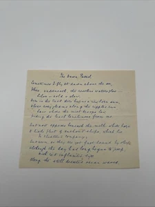 Handwritten Letter By Paul Bewsher On The Dawn Patrol c1917 - Picture 1 of 5