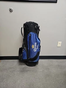 Corona Extra Golf Stand Bag 6 Way Divider Dual Shoulder Straps Rain Cover - Picture 1 of 13