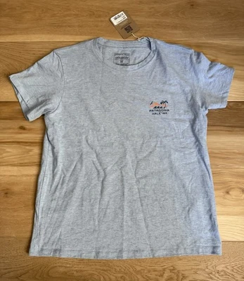 Camiseta Patagonia Coastal Song Responsibili para mujer - Haleiwa - 37725 - Talla M - Nueva con etiquetas Foto 1 de 3