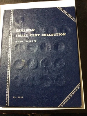 1920 to 1972 Canada Small Cent Whitman Collection Book 51 Coins - Image 1 of 4