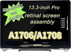 Per Apple MacBook Pro 13" A1706 A1708 2016 2017 Schermo LCD Assemblato Ricambio - Foto 1 di 10