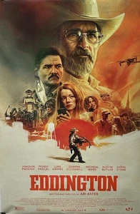 Póster original de la película Eddington DS 27X40 Pedro Pascal - Imagen 1 de 3