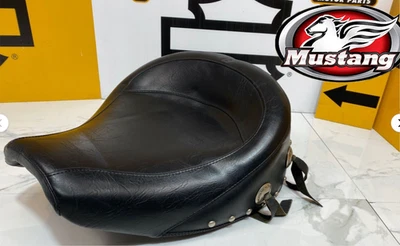 Harley FXR Mustang 82-94 asiento individual para conductor y pasajero trasero pasajero Foto 1 de 4