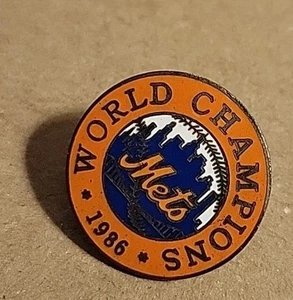 New York Mets Pin World Champions Pin 1986 - Picture 1 of 2