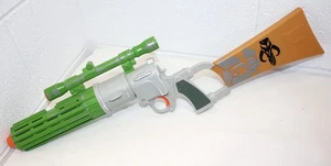 2009 Hasbro Star Wars Boba Fett Blaster Lights & Sounds BOTH Work! Mandalorian - Picture 1 of 10