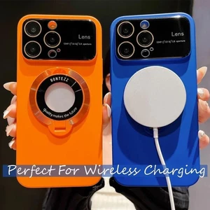 Für iPhone 17 Pro Max 16 15 14 13 12 Mag Safe Magnet Linse Stoßfest Ständer Hülle - Bild 1 von 29