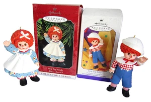 Hallmark 1998, Madame Alexander MOP TOP WENDY & BILLY ornaments MIB - Picture 1 of 5