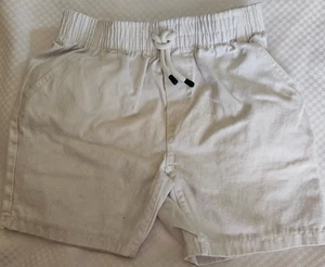 Boy's Nautica Elastic Waist White Shorts/ US Size 3T Toddler Activewear - Picture 1 of 8