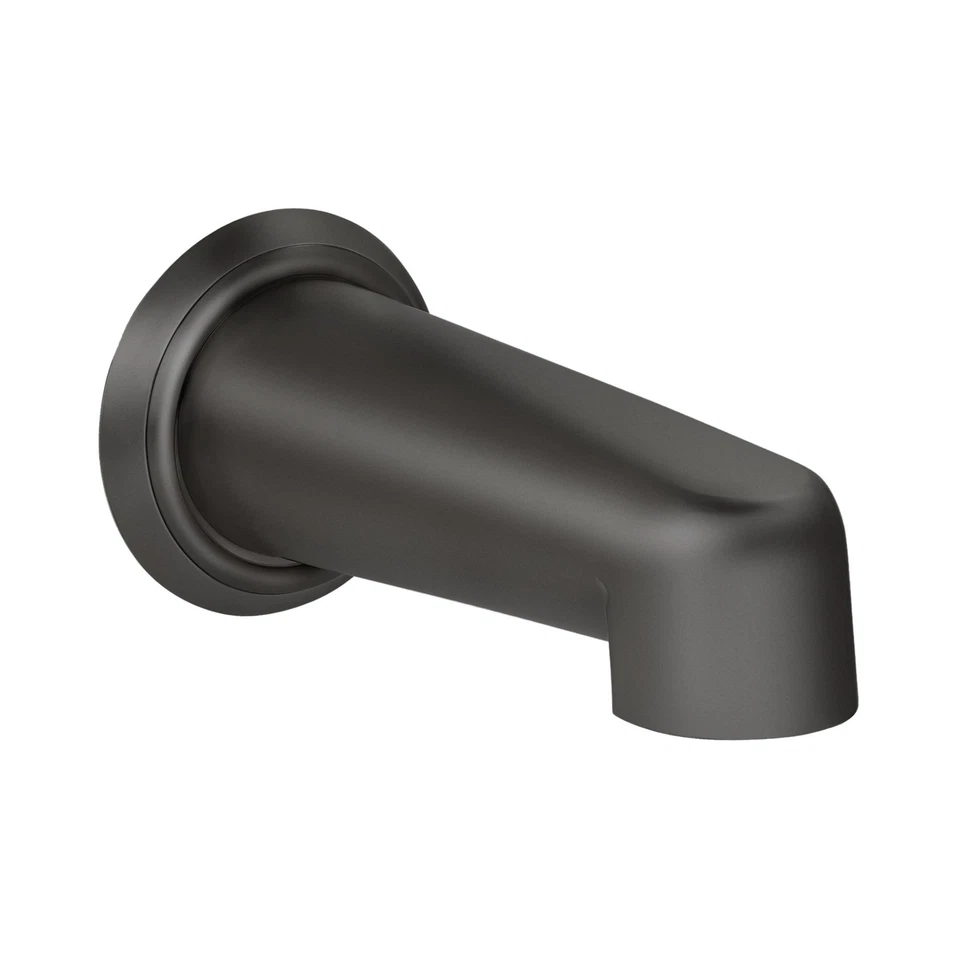 Miseno MNOTSND200FB 6-1/2" Non-Diverting Tub Spout Flat Black