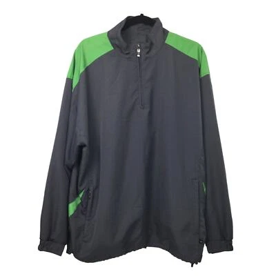 Chaqueta de golf Grand Slam para hombre 1/4 cremallera cuello falso pulóver manga larga gris L Foto 1 de 4