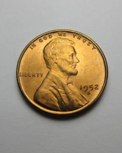 1952-S Lincoln Cent ** Stempelglanz - Bild 1 von 5